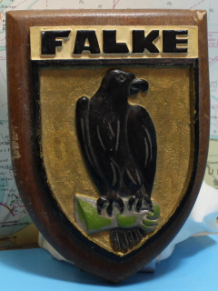 Falke patrolboat (GER)  heraldic sign (1 p.)